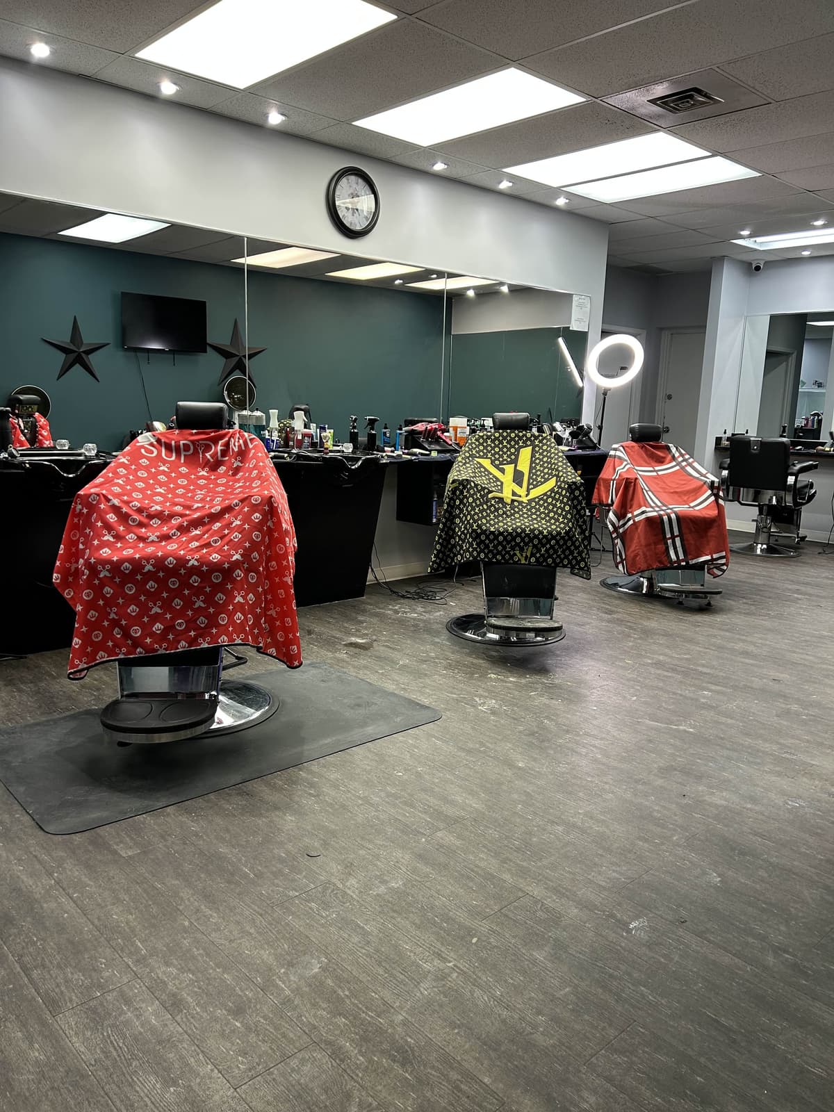 Barbershop interior