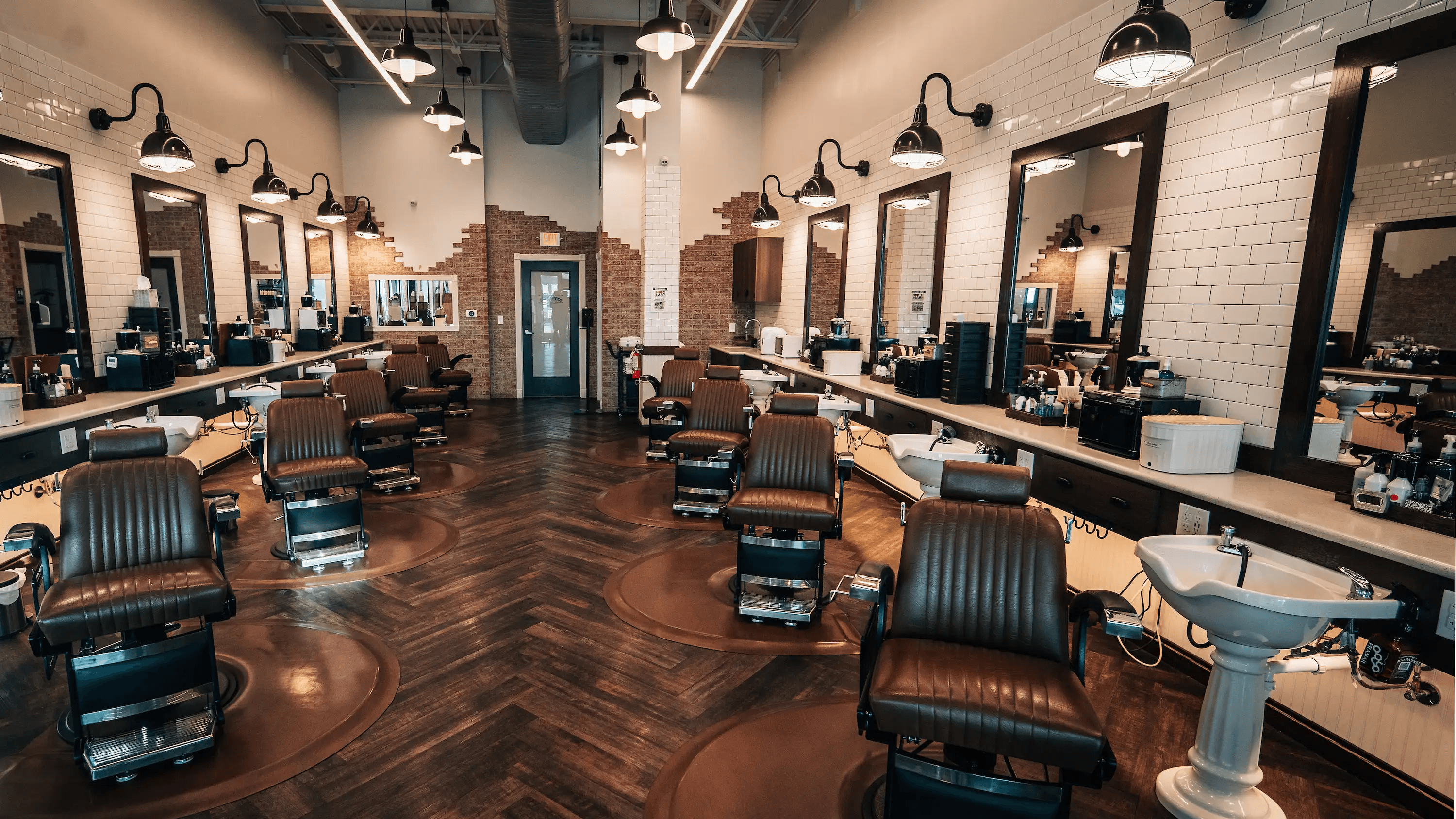 Barbershop interior